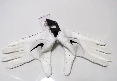 Nike Football Vapor Jet 7.0 White Black Gloves Unisex Medium • $39.99
