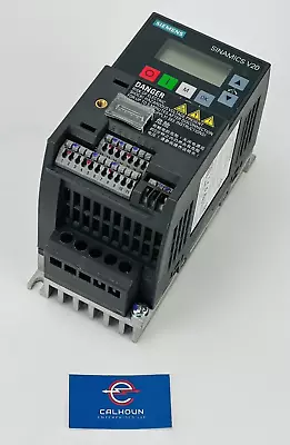 $99.95 • Buy Siemens 6SL3210-5BB12-5UV1 SINAMICS V20 Inverter Drive  *PARTS ONLY*