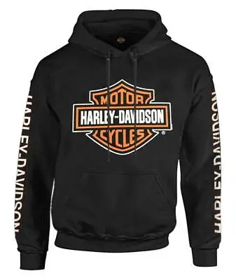 Harley-Davidson Men's Bar & Shield Logo Pullover Hoodie - Black 30297503 • $62.95
