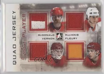 2012 ITG Superlative Volume 3 Player Quad Jersey /9 Lanny McDonald Al MacInnis • $909.99