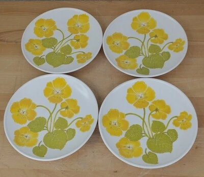 $29.16 • Buy Vintage Noritake Progression Flower Time 9072 Salad Plate Set Of 4