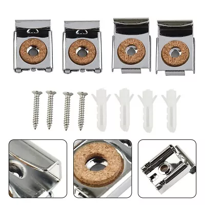 Heat-resisted Spring Loaded Clips 32mm*24mm*5mm 4-6mm Range Adjustable Stainless • £4.79