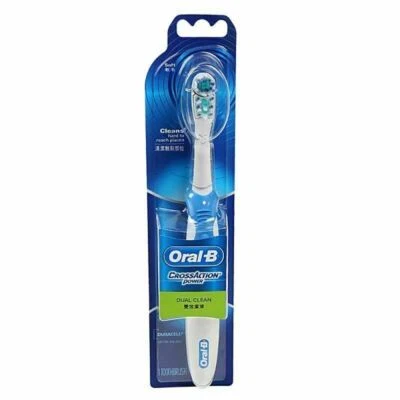 ELECTRIC DUAL CLEAN   - Oral B Cross-action Power Toothbrush SOFT (Color Vary) • $81.47