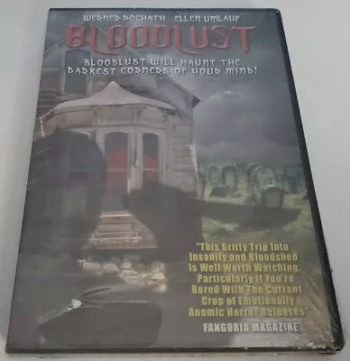 Bloodlust (1976) DVD Sealed NEW Rare HTF Horror Cult OOP Region Free  • $12.99