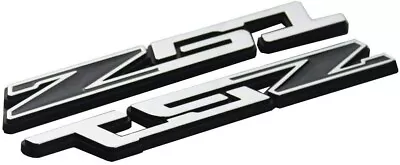 2Pcs Z51 Emblem Badge 3D Nameplate Letter Fit For C5 C6 C7 Corvette(Chrome/Black • $28.99