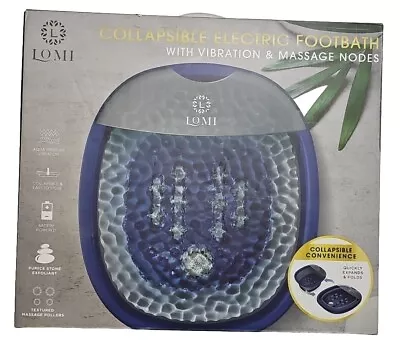 Lomi Collapsible Footbath - With Vibration & Massage Nodes Electric (Battery) • $35.99
