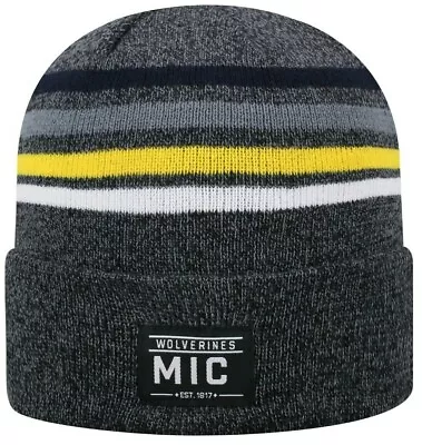 Michigan Wolverines Beanie Cuffed Winter Knit Hat Cap Toque NWT  • $13.99