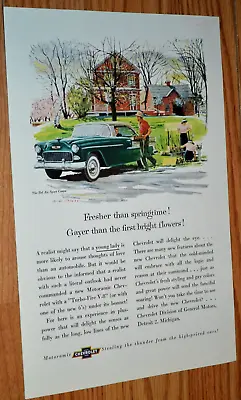 $12.99 • Buy ★1955 Chevy Bel Air Sport Coupe Original Vintage Advertisement Print Ad 55