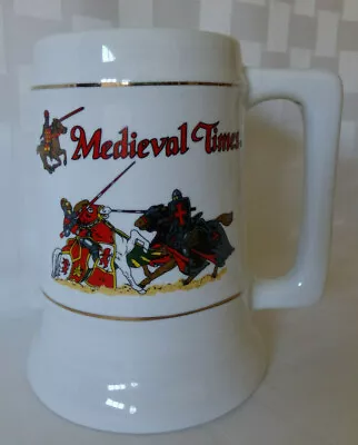 Medieval Times Dinner Tournament Souvenir Beer Tankard Stein SHANTY MUG Jousting • $11.24