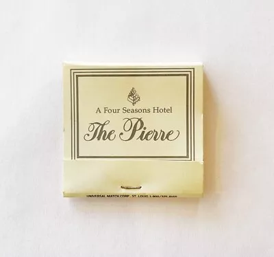 Vintage The Pierre Hotel New York City NYC Advertising Collectible Matchbook • $9.99