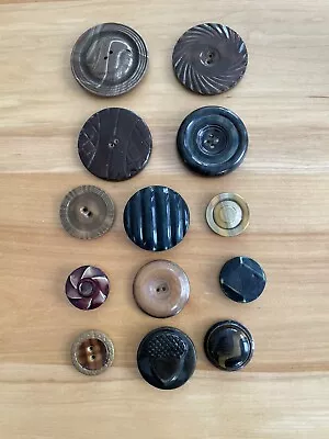 13 Vintage Celluloid Tight Top Buttons • $12.99