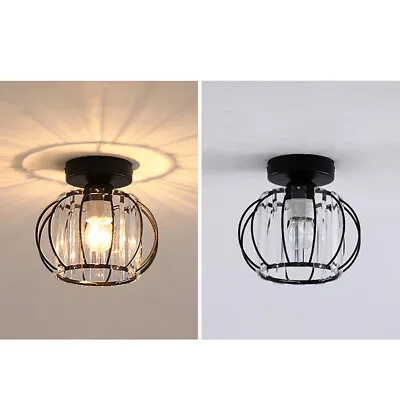 20W Modern Crystal Chandelier LED Ceiling Light Fixture Pendant Lamp Flush Mount • $16.79