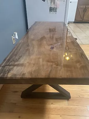 Over Sized Live Edge Epoxy Resin Table • $1100