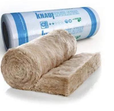 £22 • Buy Knauf Earthwool Loft Roll 44 Combi-Cut  - 200mm X 6.00m X 1.14m (6.84m2)