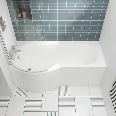 Nuie P-Shaped Shower Bath 1700mm X 700mm/850mm - Left Handed • £249.95