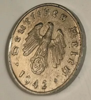 Germany 1942 Third Reich. 10 Reichspfennig  Coin Mint F • £7