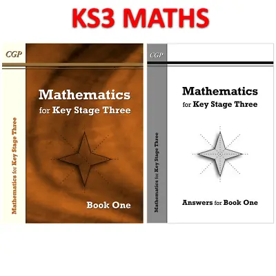 £13.99 • Buy KS3  Maths Textbook 1 With Answer Book Years 7-9 CGP