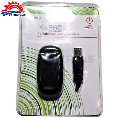 $27.99 • Buy Wireless Controller USB Game Receiver Adapter For Microsoft Xbox 360 Windows PC