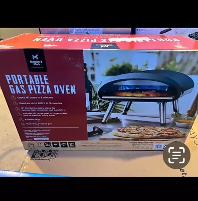 Member's Mark 12  Portable Gas Pizza Oven Black • $70