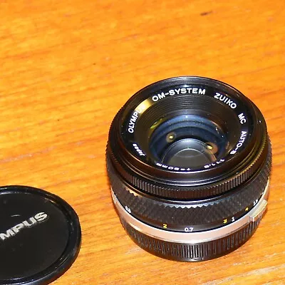 50mm F1.8 Olympus OM SYSTEM ZUIKO AUTO-S PRIME LENS Manual Focus • £44.95