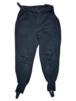 Cabelas Mens Fleece Pants Sz Large Base Layer Black Stirrups Outdoor Wader  • $28.99