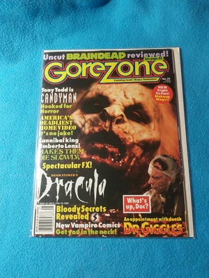 $9.99 • Buy 1992 GOREZONE Magazine #25 VF 8.0 Candyman - Dracula W/ Posters / Fisherman