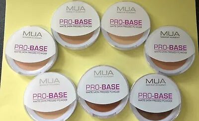 MUA - MAKE UP ACADEMY - Pro Base Matte Satin Pressed Powders - Brand New! • £3.25