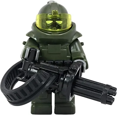 Custom Juggernaut Warzone Minigun Soldier Made With Real LEGO® Minifigure • $18.67