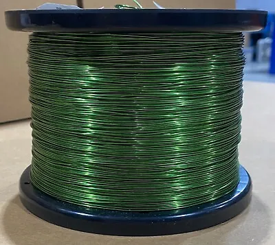 Awg 20 Spn (green) Copper Magnet Wire Various Weights Approx 10lbs And Lower • $110.06