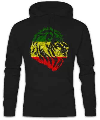 Rastafari Lion V Hoodie Sweatshirt Rasta Jah Babylon Irie Ska Reggae Jamaica • £40.74