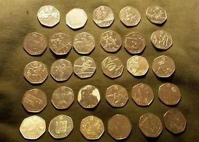 London 2012 Olympics 50p Coins • £3.25