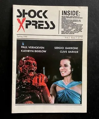 Shock Xpress - Volume 2 Issue 3 - 1988 Vintage Horror Magazine • $14.80