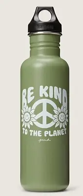 NEW Victoria's Secret PINK Klean Kanteen Green Water Bottle Stainless Steel 27oz • $14.99