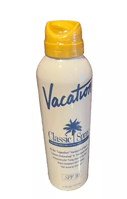 Vacation Classic Spray SPF30 Broad Spectrum Sunscreen 6oz NEW SEALED BOTTLE • $13.46