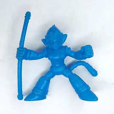 Megaman Rockman 1.5  Buster Rod G Dark Blue Rubber Keshi Mini Figure Bandai • $10