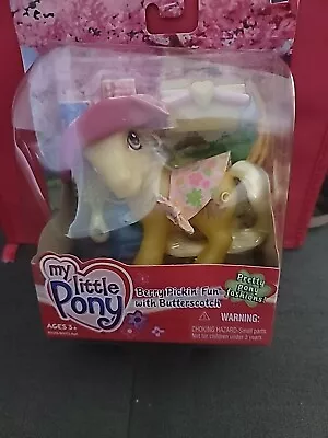 My Little Pony 2003 G3 Berry Pickin' Fun W Butterscotch MIB Pretty Pony Fashions • $10