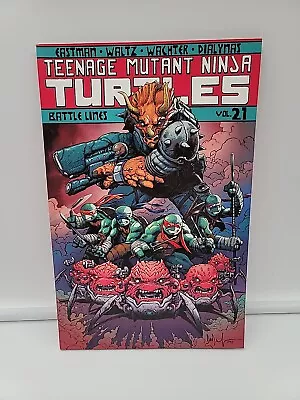 TEENAGE MUTANT NINJA TURTLES VOLUME 21: BATTLE LINES By Kevin Eastman NEW • $1