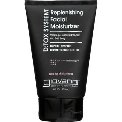 Giovanni D:tox System Replenishing Facial Moisturizer 4 Fl Oz Lotion • $11.41