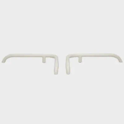 Mako Boat Grab Rails 312232 | 90 Degree Curved Aluminum White (Set Of 2) • $150.27