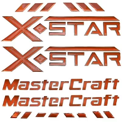MasterCraft Boat Decal Kit 7501593 | 2013 X Star OEM Orange Chromax • $1022.61