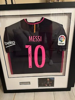 Lionel Messi Signed Fc Barcelona 2016/2017 Shirt  • £750