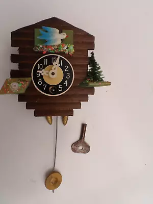 Miniature Cuckoo Style Wall Clock • $16.15