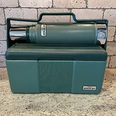 Vintage Stanley Aladdin Lunchbox Cooler & Vacuum Thermos Bottle Combo Set • $79.99