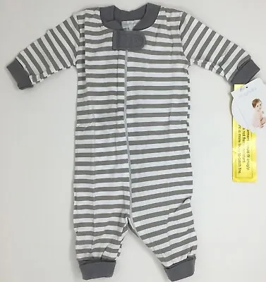 Magnolia Baby Boy FALL STRIPED ESSENTIALS Zippered Pajamas NEW • $19.99