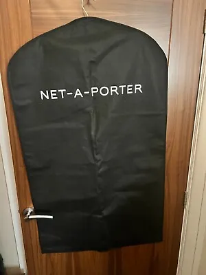 £4.50 • Buy New Net A Porter Black Logo Standard Dress /suit Carrier Dust Bag-party/travel