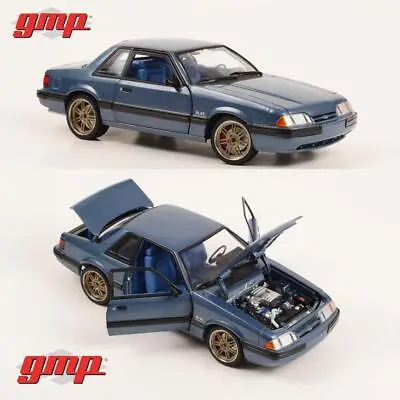 Gmp 18977 1989 Ford Mustang 5.0 Lx - Medium Shadow Blue Diecast 1:18 • $124.95