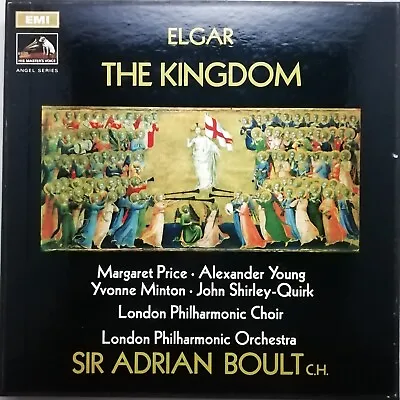 EMI Angel 2 LP Box SAN 244-5 TAS LIST: Elgar - The Kingdom / Boult / LPO • £12.50