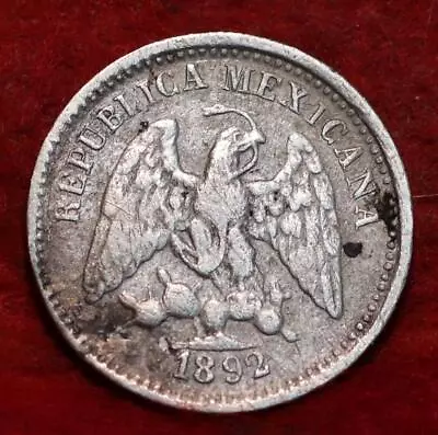 1892 Mexico 5 Centavos Silver Foreign Coin • $0.99