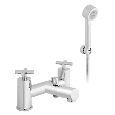 Vado Infinita Stem Elements Deck Bath Shower Mixer + Kit Chrome Mdl-ste-005 • £64.95