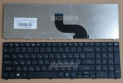 FOR Packard Bell Easynote Tm81 Tm86 Tm87 Tm89 Tm94 Tx86 Keyboard Russian Black • $17.50